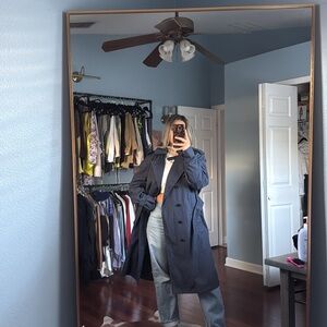 Navy Blue trench